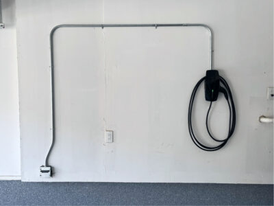 EV charger installed at residential property