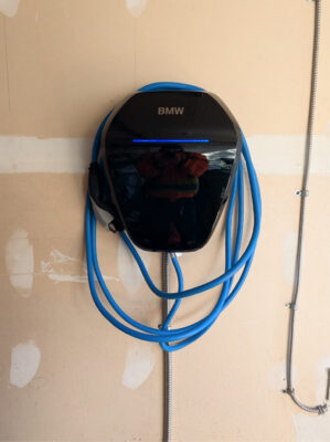 EV charger installed at residential property